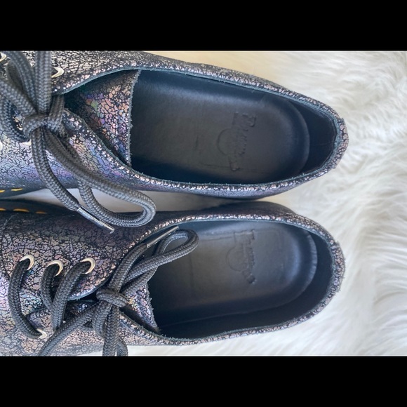 Dr. Martens 1461 Metallic Leather Oxford Shoes - Picture 5 of 8